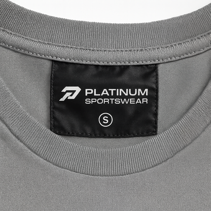 PLATINUM POWER TECH T-SHIRT SILVER